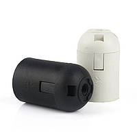 Патрон пластиковий [ White/Black] Е-27