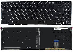 Клавіатура Asus M580GD M580VD M580VN N580VD N580GD N580VN X580VD X580VN чорна без рамки підсвічування Прямий Enter PWR Original