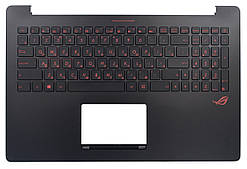 Клавіатура Asus ROG N501J N501JW N501JM UX501J UX501JM UX501JW чорна + передня панель Original PRC