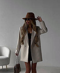 Жіночий оверсайз піджак вільного крою з кишенями