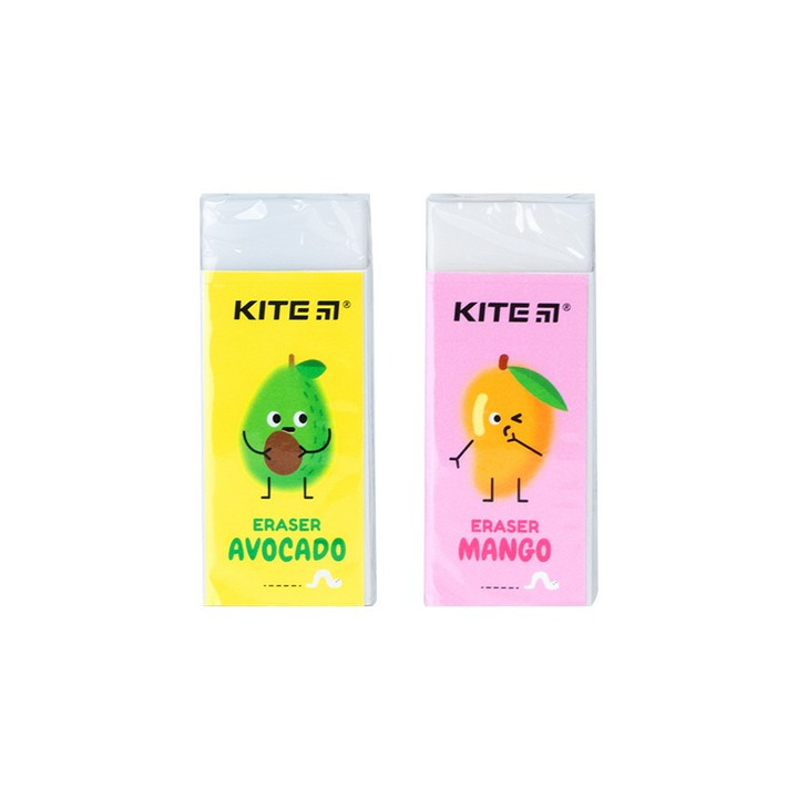 Гумка Kite Fruits кольорова мікс (32)