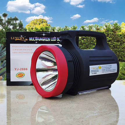 Ліхтар переносний YJ-2886, 5W/20 SMD + Power Bank, універсальний із зарядкою 220В + бічне світло, фото 1