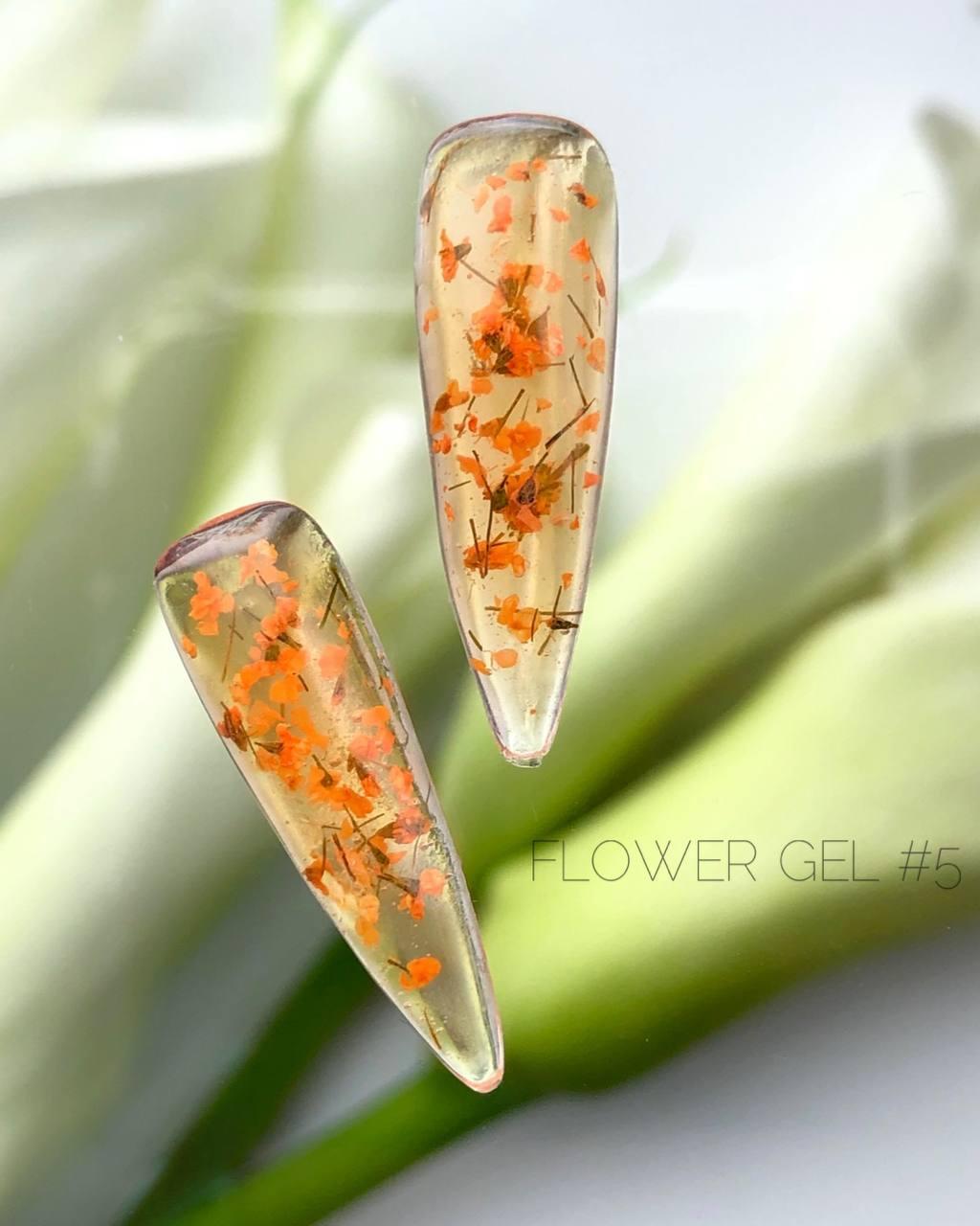 Гель із сухоцвітами Crooz Flower Fairy Gel №5, 5 мл, фото 1