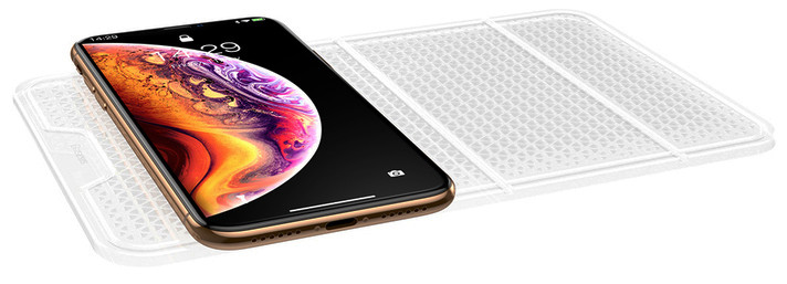 Антиковзний складаний килимок на торпеду Baseus Folding Bracket-Transparent SUWNT-02 Прозорий, фото 1