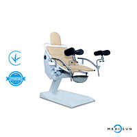 Кресло гинекологическое с электроприводом КГ-3Э Завет, кресло гинеколога смотровое Завет Бежевый
