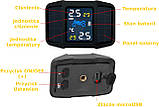 TPMS Бездротова система контролю тиску в шинах мото із сонячною панеллю, фото 8