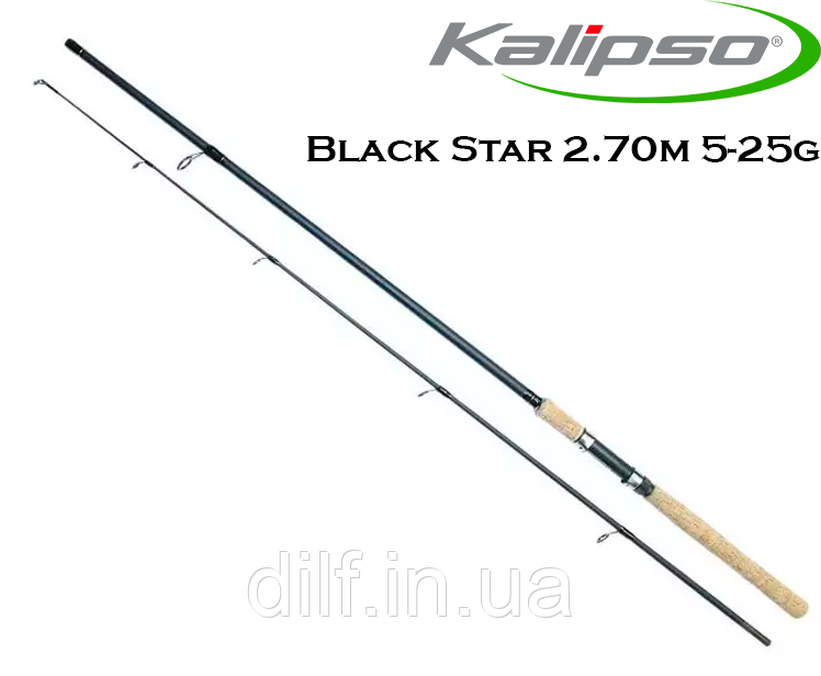 Удилище спиннинговое Kalipso Black Star BSS-902M 2.70m 5-25g