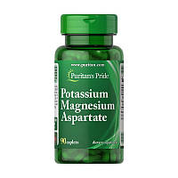 Калий магний аспартат Puritan's Pride Potassium Magnesium Aspartate 90 caplets