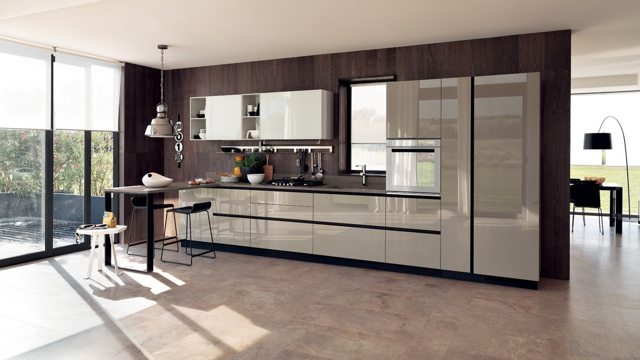 Кухня на заказ BLUM-022 краска по RAL каталогу