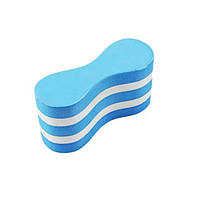 Колобашка для плавання, універсальна, для дорослих та дітей, Leacco ProSwim, синій з білим кольором KS-01 №1