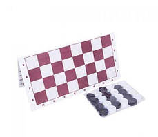 Набір: картонна дошка для ігор + шашки (нарди) 1 уп., 32 x 32 см.