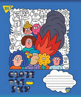 Зошит шкільний Yes 96 аркушів клітинка Ukraine (5)