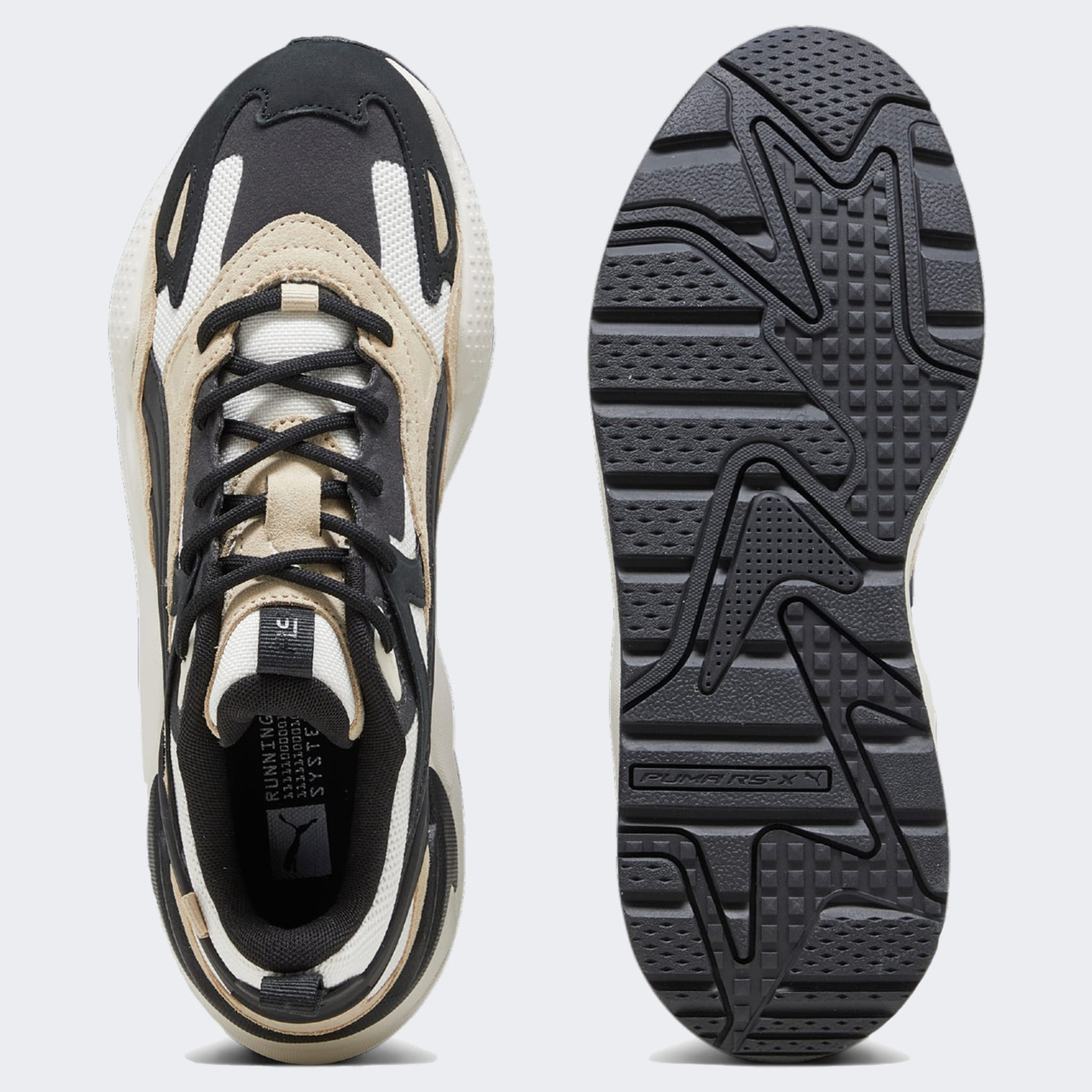 Puma rs x top khaki black white