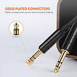 Довгий гітарний кабель 15,2 м/50 футів, 1/4" від 6,35 мм до 6,35 мм TRS Стерео аудіо гітарний кабель для електронного барабанного, фото 2