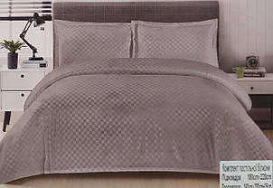 Постільна білизна Koloco Kube простирадло на гумці — пудра, фото 1