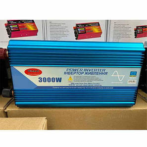 Перетворювач напруги Power Inverter Wimpex WX-3010 3000W 12V, інвертор, чиста синусоїда, фото 3