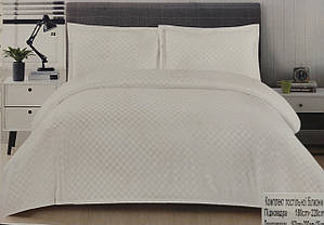 Постільна білизна Koloco Kube простирадло на гумці — білий, фото 1