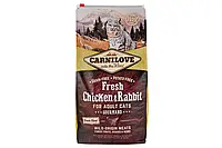 Carnilove Fresh Chicken & Rabbit for Adult cats 6 kg курица, кролик для кошек