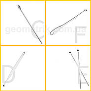 Набір інструментів для чищення вух - 6 предметів - у чохлі - GREEN, фото 7