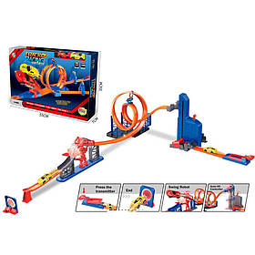 Трек B7805 (9шт) від 50см, на бат-ці, інерція, машинки 2 шт (7см), в кор-ці, 55-35-7см