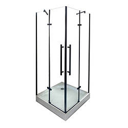 Душова кабіна Diamond Premium DP-013 90x90x210 прозоре скло мілкий квадратний піддон