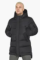 Зимова куртка чоловіча чорна на блискавці модель 63234, розмір 54 (XXL)