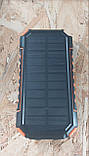 Сток. Бездротовий зарядний пристрій на сонячних батареях Power Bank 26800 мА·год — жовтогарячий, фото 4
