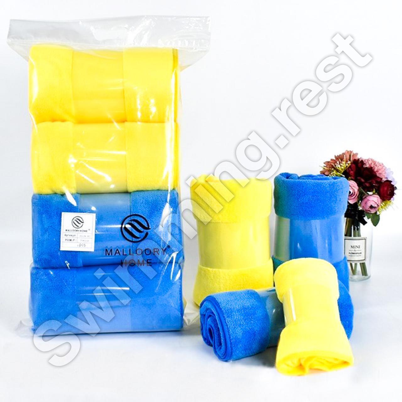 Набір кухонних рушників мікрофібру 4 шт 35х75 см Укоаїна, фото 1