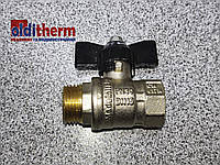 Кран шаровый 1/2" внутренняя-наружная резьба, PN30, General Fittings