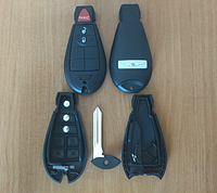 Корпус фобик ключа Chrysler 2 (2+1) кнопки