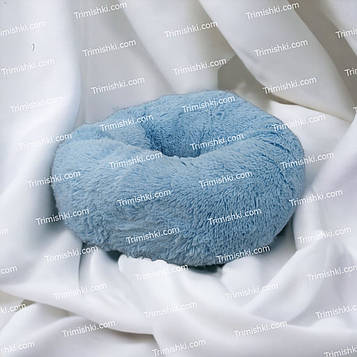 Лежак із подушкою 60 см Блакитний