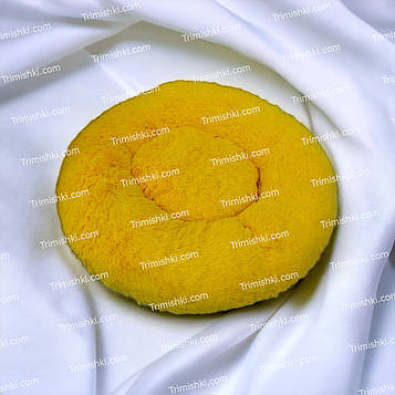 Лежак із подушкою 60 см Жовтий