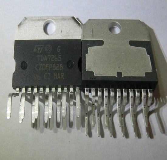 

Микросхема TDA7265 STMicroelectronics 25 + 25 Вт Стерео Усилитель MUTE & ST-BY