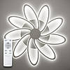 Керована світлодіодна LED люстра Luminaria LORENA 150W 9R APP з пультом ДУ і додатком для смартфону 810x50-WHITE/WHITE-220V-IP20, фото 4