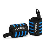 Бинти для зап'ясть (кистьові бинти) Cornix Wrist Wraps XR-0193 Black/Blue, фото 4