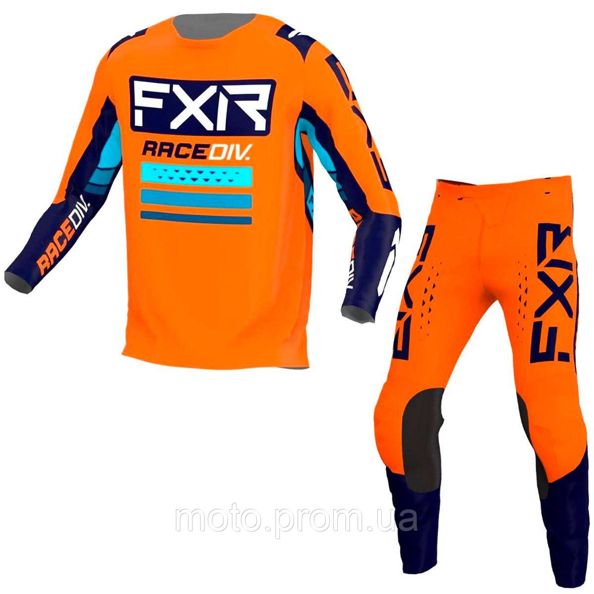 Джерси штаны FXR Clutch Pro MX 22-Orange Midnight - фото 1 - id-p1924980611