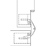 Петля звичайна або для коробок Anselmi AN 142 3D матовий хром, фото 6