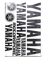 Наклейка лист Yamaha под оригинал