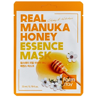 Маска тканевая для лица питательная с медом манука FarmStay Real Manuka Honey Essence Mask 23ml Honey Essence