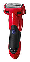 Panasonic Бритва електр. сіткова, 7600  об/хв, бритв.головок-3, Li-Ion, сух.+волог., тример, чорно-червоний
