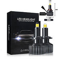 LED лампи в лінзу "F3-3D 360°" HB4 (9006) цоколь (50Вт, 6500К, 9-32v, LASER CHIP 10000LM)