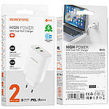 МЗП Borofone BN10 Sunlight PD65W (1USB-A/1C), фото 8