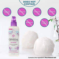 Crystal Body Deodorant, Мінеральний аерозольний дезодорант, без запаху, 118 мл