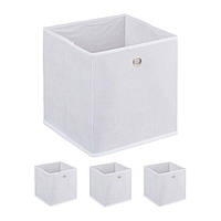 Белый ящик для хранения Комплект из 4 штук