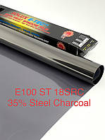 35%Steel Charcoal 50смх 3м тонировка Solux металлик на авто не царапка