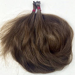 Слов'яне волосся на капсулах 70 см. # Незабарвлене