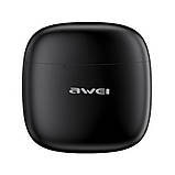 Бездротові Bluetooth навушники Awei T26 Pro із зарядним боксом (Чорний), фото 2