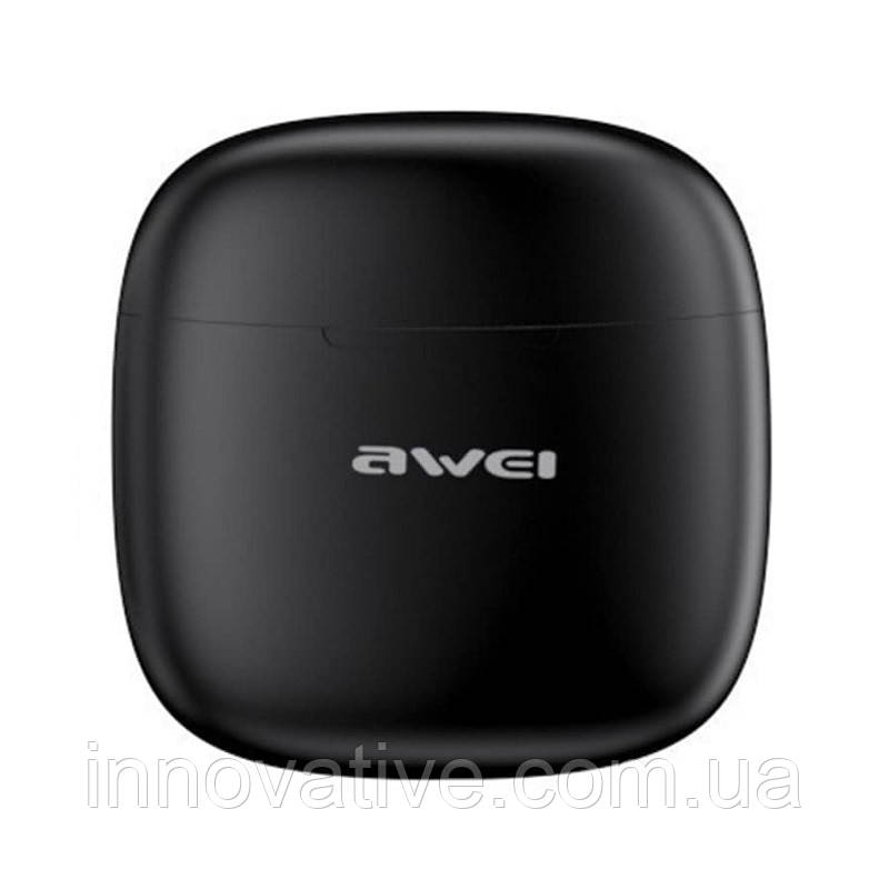 Беспроводные Bluetooth наушники Awei T26 Pro с зарядным боксом (Черный) - фото 2 - id-p1925082736