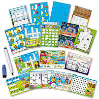 Гра з маркером Пиши і витирай "Зебра. Високий рівень" Vladi Toys, 16 карточок, маркер (VT 5010-06), фото 2