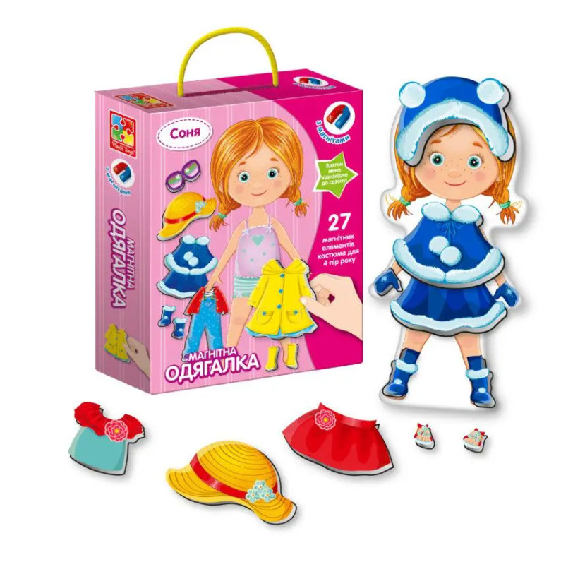 Магнітна гра-одягашка "Соня" Vladi Toys (VT 3702-07)